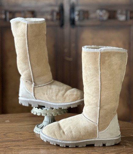 Ugg chestnut suede - suede, mid-calf