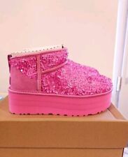 Stivali Ugg rosa platform UK 6