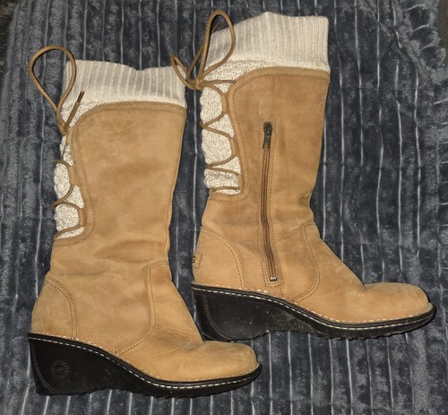 Ugg boots in heel - w/2-in,