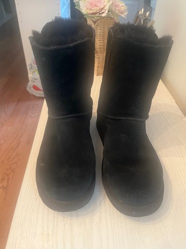 Ugg black suede - black,