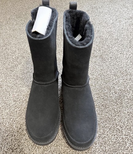 Ugg black mid - black, shearling