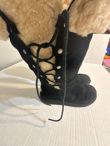 Ugg black suede lace - ugg,