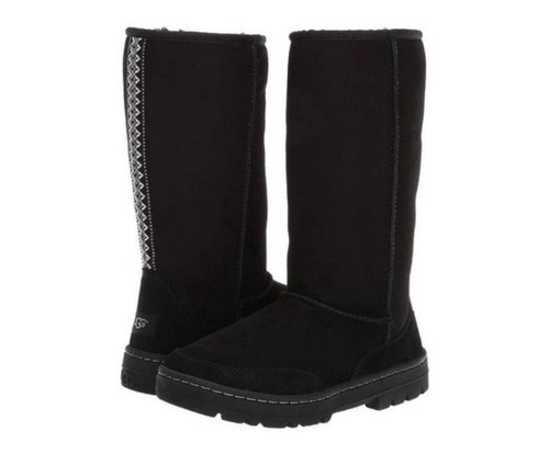 Ugg black suede winter - suede, boots