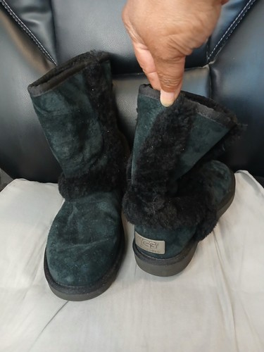 Ugg black suede - black,